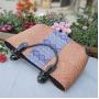 Women Straw Rattan Tote Summer Beach Woven Shoulder Handbag Hand-woven Beach Bags Ladies Holiday Travel Handbags