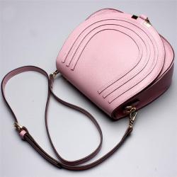 Custom Made Fashion High quality Designer Genuine Leather Women's Mini Small Saddle Crossbody Shoulder Bags Handbag