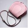 Custom Made Fashion High quality Designer Genuine Leather Women's Mini Small Saddle Crossbody Shoulder Bags Handbag