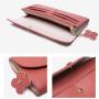 Fashion full grain leather clutch wallets women leather wallets for women