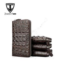 Wholesale Personalized Design Genuine Crocodile Skin Leather Clutch Bags for Men