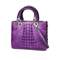 OEM Jranter Custom Sac A Main De Lux Luxury Genuine Alligator Crocodile Skin Leather Women Crossbody Side Tote Bag Handbag China