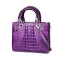 OEM Jranter Custom Sac A Main De Lux Luxury Genuine Alligator Crocodile Skin Leather Women Crossbody Side Tote Bag Handbag China