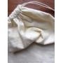 Good Quality Offwhite Beige Cotton Flannel Dust bag For Shoe