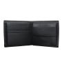 Trifold genuine leather men wallet RFID protection