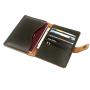 High quality soft crazy horse genuine leather passport holder card holder passport holder