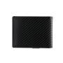 E-commerce Newest design RFID carbon fiber leather money clip wallet with coin wallet