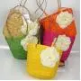 2019 Fashion Women Summer Straw Bag Cheap And Beautiful Flower Rattan Beach Tote Handbag