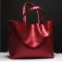 OEM ODM Customized Newest classic ashion genuine Cowhide Split leather woman's never full tote bag womens handbag leather