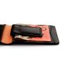 Bifold slim leather men wallet with magnetic money clip RFID Blocking