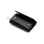 Top Layer Cowhide Key Card Wallet With Key Card Holder Unisex Key Pouch With Key Chains