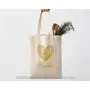 Natural Canvas Tote Bag Shopping Handle  Organic Product Bag