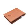 Christmas gift RFID crazy horse leather clip wallet with coin pocket