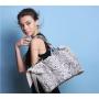 Luxury fashion women handbags snake skin leather ladies handbag manufacturers shoulder bag tote bag