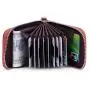 Organ Multi Card cowhide Leather Card Case Multifunction ID card holder Leather Coin Purse