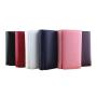 Short Style Ladies Cowhide Leather Key Wallet With Key Rings Multifunction 3 Folds Leather Key Holder Wallet