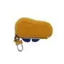 Multi-function Cowhide Leather Key Pouch Key Holder Ring Crocodile Pattern Key Bag Key Holder Chain