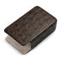 Smoking Accessories Portable Travel Outdoor Cigarette Case Ostrich Skin Cigarette Holder Storage Box Leather Gift Set