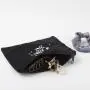 Recyclable Custom Logo Cotton Canvas Zipper Portable Lipstick Cosmetic Bags  Canvas Makeup Cosmetic Pouch