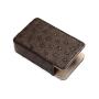 Smoking Accessories Portable Travel Outdoor Cigarette Case Ostrich Skin Cigarette Holder Storage Box Leather Gift Set