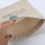 Biodegradable Custom Logo Printed Natural Jute Dust Pouch Eco-Friendly Burlap Jute Cosmetic Gift Packaging Drawstring Bag