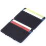 CUIKCA Korean Version Unisex Magic Wallet Money Clip Purse Slim Elastic Wallet Men PU Leather Wallet ID Credit Card Cases