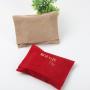 Custom Luxury Soft Velvet Shoe Pouch Envelope Dust Bag With Gold Logo Envelope Jewelry Perfume Pouch