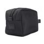 Toiletry bag high quality nylon dopp kit light weight travel cosmetic bag organizer with pu leather trimming for men and women