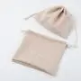 Custom Logo Printed Suede Jewelry Pouch Luxury Velvet Drawstring Gift Packaging Bags Bracelet Jewelry Bag