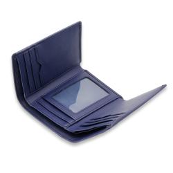 Men's Trifold Slim Wallets PU wallet RFID Slim ID Card Wallets
