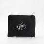 Recyclable Custom Logo Cotton Canvas Zipper Portable Lipstick Cosmetic Bags  Canvas Makeup Cosmetic Pouch