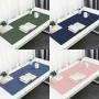 Waterproof Desk Table Mat Custom Brand Double Sided Available PU Leather Gaming Mouse Pads