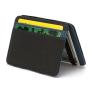 CUIKCA Korean Version Unisex Magic Wallet Money Clip Purse Slim Elastic Wallet Men PU Leather Wallet ID Credit Card Cases