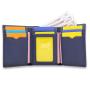Men's Trifold Slim Wallets PU wallet RFID Slim ID Card Wallets