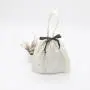 Custom Logo Printed Organic Cotton Gift Drawstring Tote Packaging Shoe Bag Pouches Luxury Dust Shopping Bag For Handbag