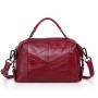 China Factory OEM travel boston handbag fashionable Style  ladies  leather shoulder bag