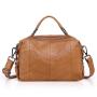 China Factory OEM travel boston handbag fashionable Style  ladies  leather shoulder bag