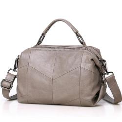 China Factory OEM travel boston handbag fashionable Style  ladies  leather shoulder bag